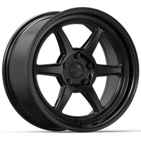 Kansei K14B Roku 18x9in / 5x110 BP / 12mm Offset / 73.1mm Bore - Gloss Black Wheel