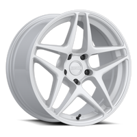 Kansei K15W Astro 18x9.5in / 5x120 BP / 22mm Offset / 72.56mm Bore - Gloss White Wheel